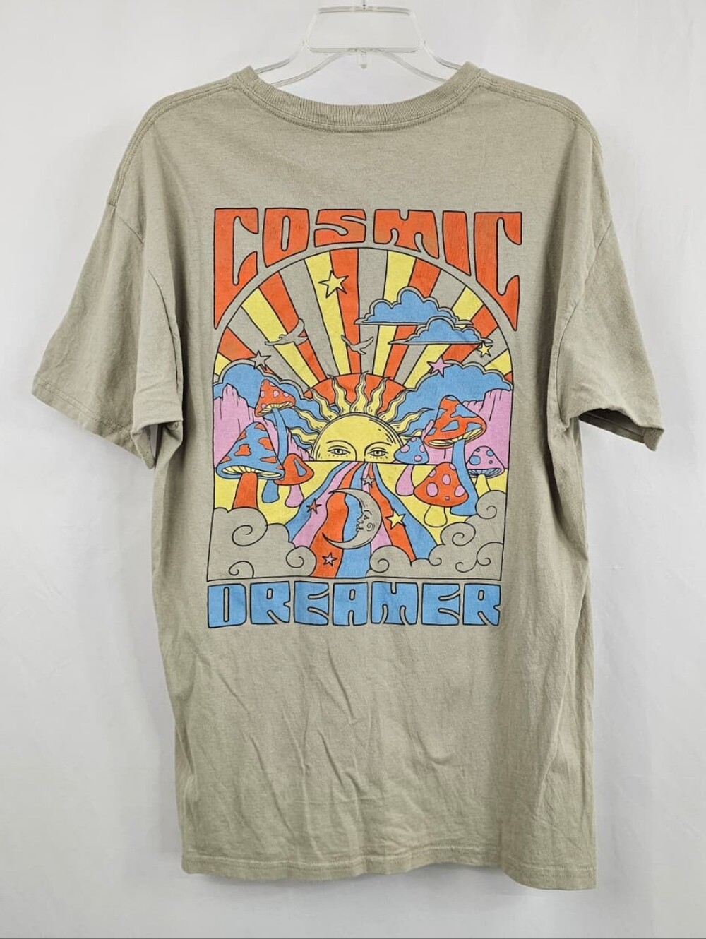 Call Your Mother Men's 'Cosmic Dreamer' Graphic Crewneck T-shirt, L